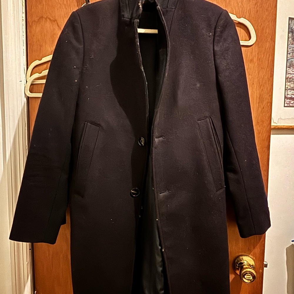 Men's Black Overcoat